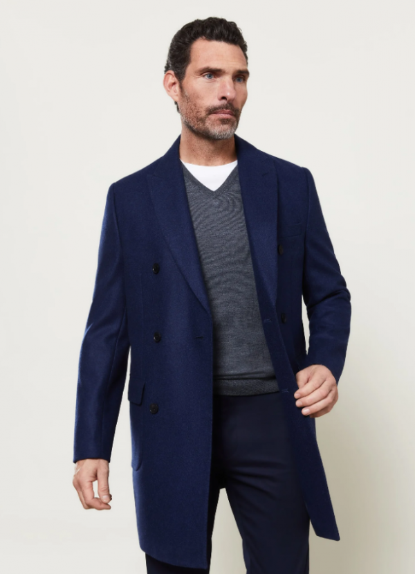 Jas Slim Fit dengan Lengan Berlapis